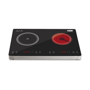 하이쿡 하이브리드 전기렌지 HIC-R201 인덕션 하이라이트 2구, 일반형