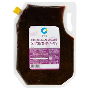 청정원 오리엔탈샐러드 드레싱 2kg, 3개