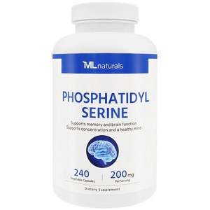[미국빠른직구] 신제품 마이라이프 내추럴스 포스파티딜세린 200 mg 240정, 1개