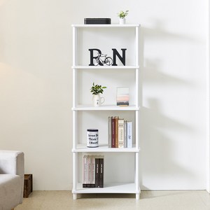 힘찬리빙 위드 5단 선반 거실 주방 수납 팬트리 현관 베란다 다용도 무타공 조립 다이, 위드 5단 선반(화이트)