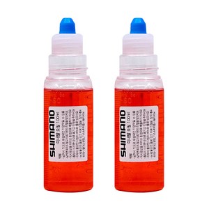 시마노 정품 유압식 디스크 브레이크 블리딩 미네랄 오일, 미네랄 오일 100ml x 2개