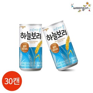 웅진 스마트올 하늘보리 180ml x 30캔, 30개