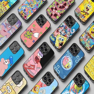 스폰지밥 범퍼 케이스 전기종 갤럭시 춘식이폰 X커버5 A34 A24 A54 S24 S23 S22 S21 S20 Z플립