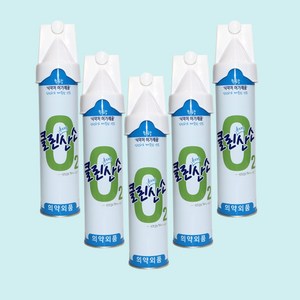 (봄 특가)클린산소 성원나노텍 휴대용 산소캔 816ml 의약외품, 5개