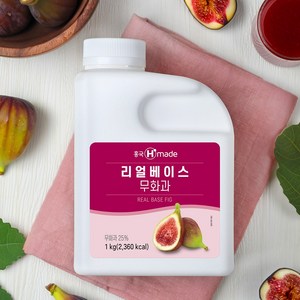 흥국 리얼베이스 무화과 1kg x 2개 아이스박스 포장, 1kg x 2개 (1개입 x 2개)