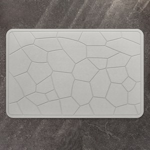 모던홀릭 욕실 규조토 발매트 M 사이즈, 1개, 3D 스톤 그레이