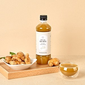 100% 국내산 정제수 없는 발효 생강청 햇생강 수제 차 액기스 엑기스 국산 600G, 2개, 600ml, 1개입