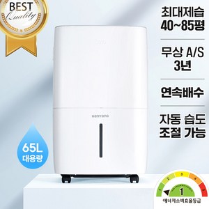(1등급) 대용량 제습기 HY-S65L 업소용 한양테크 자동배수 산업용 공업용 공장용 가정용 대형, 할인특가