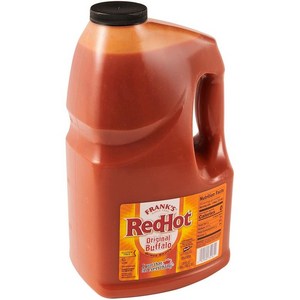 Frank's RedHot 프랭크 레드핫 오리지날 버팔로 윙 소스 1gal Original Buffalo Wings Sauce, 1개, 3.78L