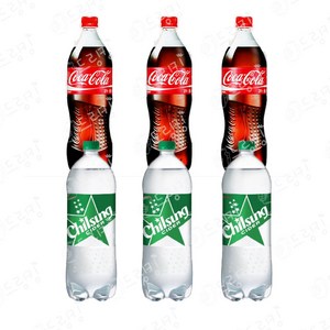 코카콜라 1.25L 3개입 + 칠성사이다 1.25L3개입, 1세트, 1250ml