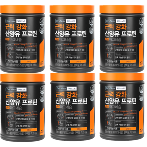 [쇼핑엔티] 팔레오 근력강화 산양유 프로틴 6통, 없음, 245g, 6개