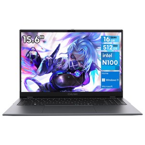 CHUWI GemiBook Plus 윈도우 11 운영 체제16GB + 512GB Intel N100, WIN11 Home, 회색, 16GB, GMBP