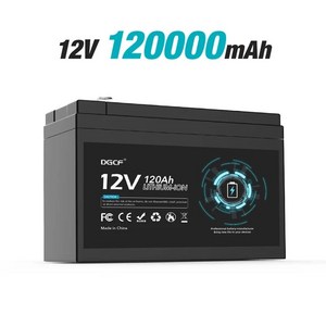 인산철 배터리팩 태양광 보트용 리튬 팩 다리미 인산염 내장 BMS 126V 충전기 12V 100Ah 120Ah, 4.120000mAh, 1개