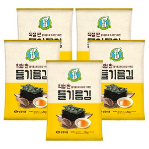 지도표성경 직접 짠 들기름김, 120g, 15개