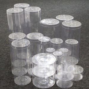 PVC 투명 원통 케이스 낱개/원형케이스/인형 피규어 보관 미니 베이비돌 포장상자, 1개, 02. 길쭉원통케이스 6.5x15.5cm