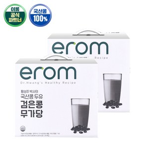 이롬황성주 검은콩무가당두유 190ml x 40팩, 40개