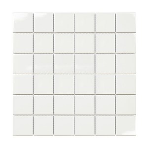 자기질 모자이크타일 크림화이트유광 48mm(박스), 18개