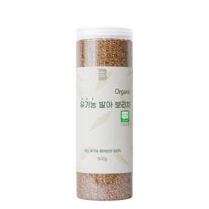 [국산 100%] 비이츠 유기농 볶은 발아 보리차 국산, 1개, 1개입, 500g