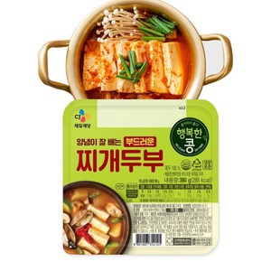 CJ 양념이잘배는찌개두부 380G, 1개