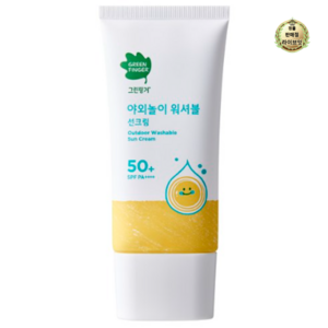 그린핑거 야외놀이 선크림 파워블록 SPF50+ PA++++, 80ml, 1개