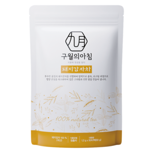 국산 쪄서볶은 돼지감자차 삼각티백, 1개, 50개입, 1.2g