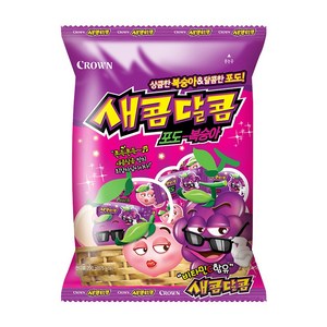 크라운 새콤달콤 포도복숭아, 200g, 6개