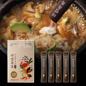 [인포벨]애드크로스 홈쇼핑 장미화 마법톡톡 더진한 육수 분말 만능 해물 멸치 육수 가루 요리 천연 조미료, 1개, 200g