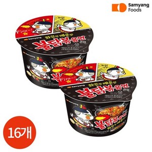 불닭볶음면 큰컵 105g, 16개