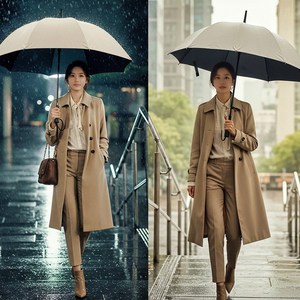 심플 3단자동우산 접이식우산 암막우산 양산겸용