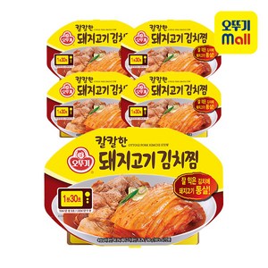 오뚜기 즉석 칼칼한 돼지고기 김치찜, 180g, 5개