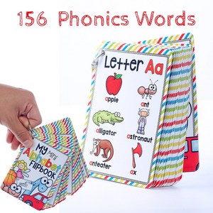 26 Alphabetic Phonics 몬테소리 아가야 영어 학습 26 편지들 영어 파닉스 카드 대문자화 어린이용, 26 Letters, 1개