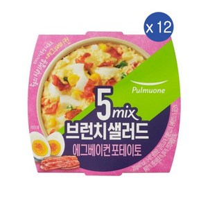 풀무원 5mix 브런치샐러드 베이컨에그포테이토, 12개, 200g