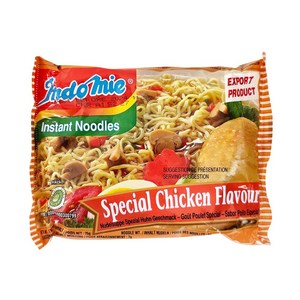 인도네시아 인도미 Indomie 스페셜 치킨맛 라면 75g / Special Chicken Flavour Instant Noodles, 1개