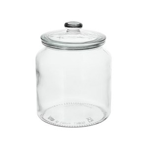 이케아 IKEA 바르다겐 VARDAGEN 유리밀폐보관용기 1.9L+DASHY행주, 1개, 1.9L+DASHY행주1개