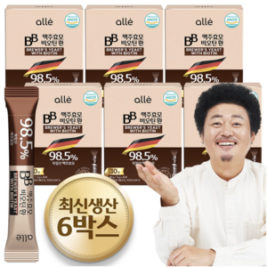 맥주효모 환 독일 스틱 알레, 90g, 6개