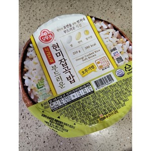 오뚜기 식감만족 부드러운 현미 잡곡밥, 210g, 36개