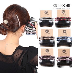 [KNOTXKNOT] 단독구성 잔머리 올림머리를 위한 플라워 잔꽃 빗핀