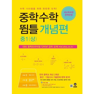 중학 수학 뜀틀 개념편 중1(상)(2024):수학 100점을 위한 탄탄한 도약!, 마더텅, 중학 수학 뜀틀 개념편 중1(상)(2024), 마더텅 수학연구소(저)