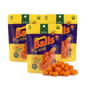 베푸 멍치즈볼 체다치즈 강아지 간식, 3개, 60g, 치즈맛