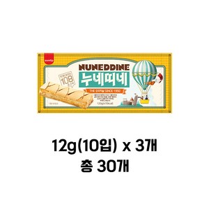 삼립 누네띠네, 120g, 3개