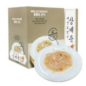 참좋은간식 애견보양식 삼계죽, 삼계맛, 80g, 20개