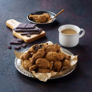 하우스원푸드 델리 한입 초코 미니붕어빵 700g 간편한 어린이간식, 붕어빵 팥 750g, 5개