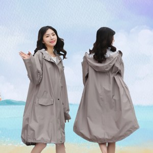 마켓풀 예쁜 여성 우비 레인코트 성인 골프 우의 비옷