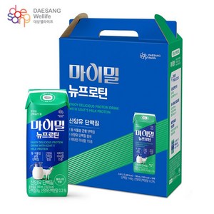 대상웰라이프 마이밀 마시는 뉴프로틴 산양유 16팩 x 1박스, 190ml, 16개