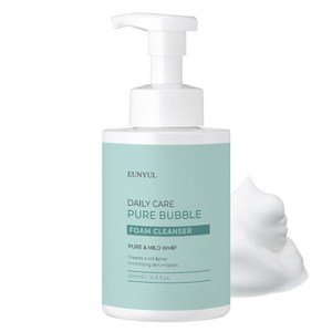 은율 데일리케어 퓨어 버블 약산성 5.5 폼클렌징, 500ml, 2개