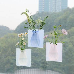 미니리빙 다이아 실리콘 화병 1+1+1, 퓨어화이트1+마일드블루1+라이트핑크1