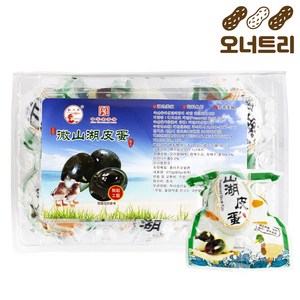 중국 웨이산호 피단 오리알 6개입 372g 송화단 삭힌오리알 Preserved Duck Egg, 1개