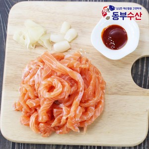 동부수산 회로먹는 연어국수, 1개, 02_순살 연어국수 500g 1팩