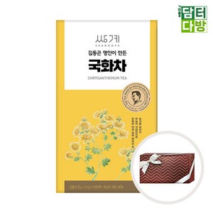 [수제선물포장] 쌍계명차 김동곤명인 국화차 100티백, 50g, 3개, 100개입, 300개