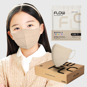 플로우 KF94 마스크 새부리형, 1매입, 50개, 베이지